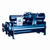 超高效雙級壓縮降膜式離心機組