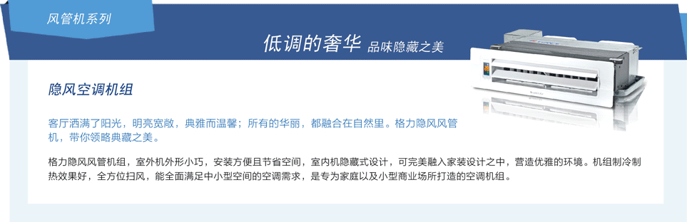 隱風(fēng)空調(diào)機(jī)組
