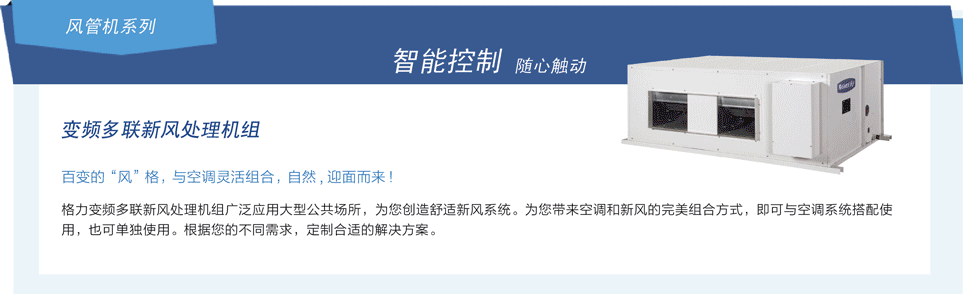 變頻多聯(lián)新風(fēng)處理機(jī)組